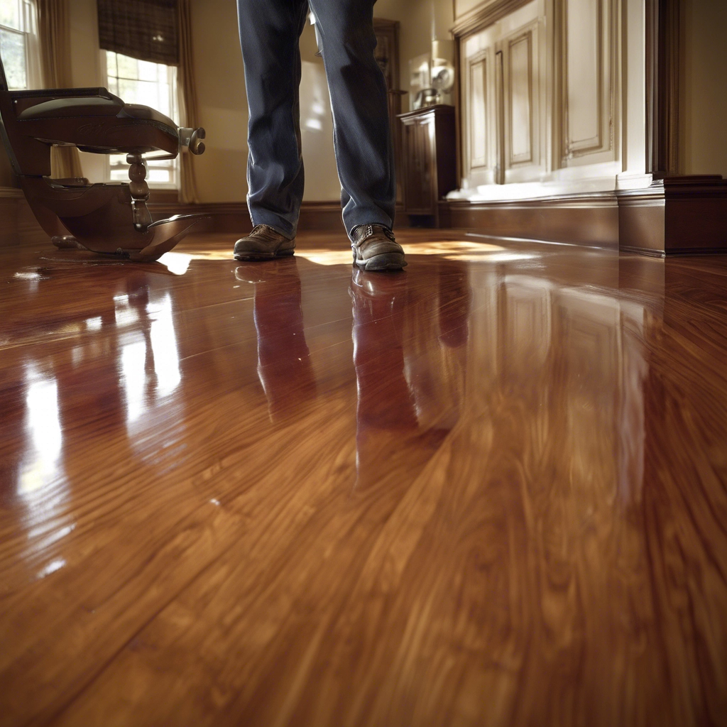 Simply Southern Flooring crew refinishing a hardwood floor in Nashville